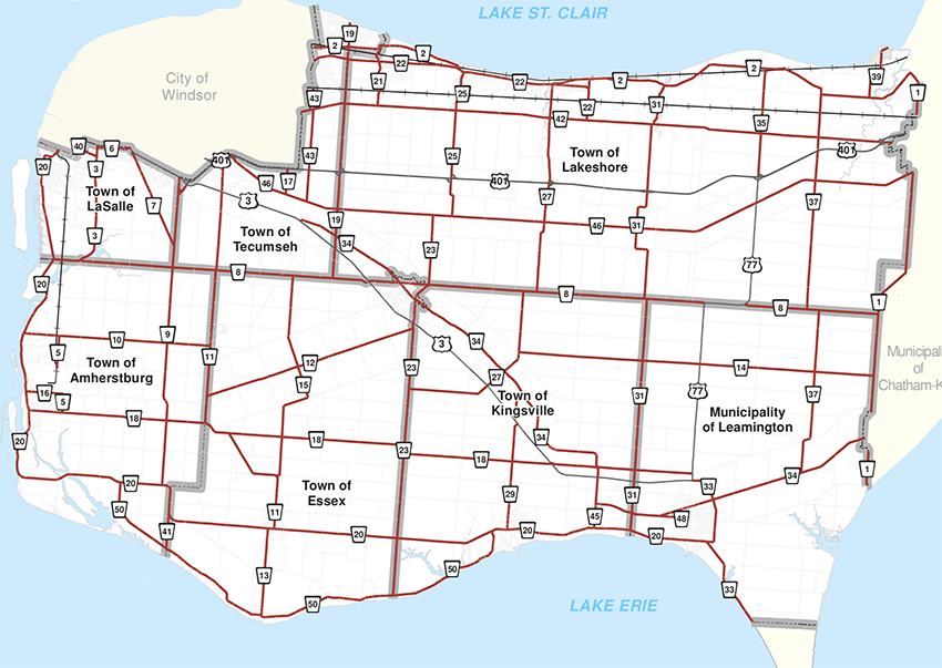 Map of Glen Knight & Sons Service Area